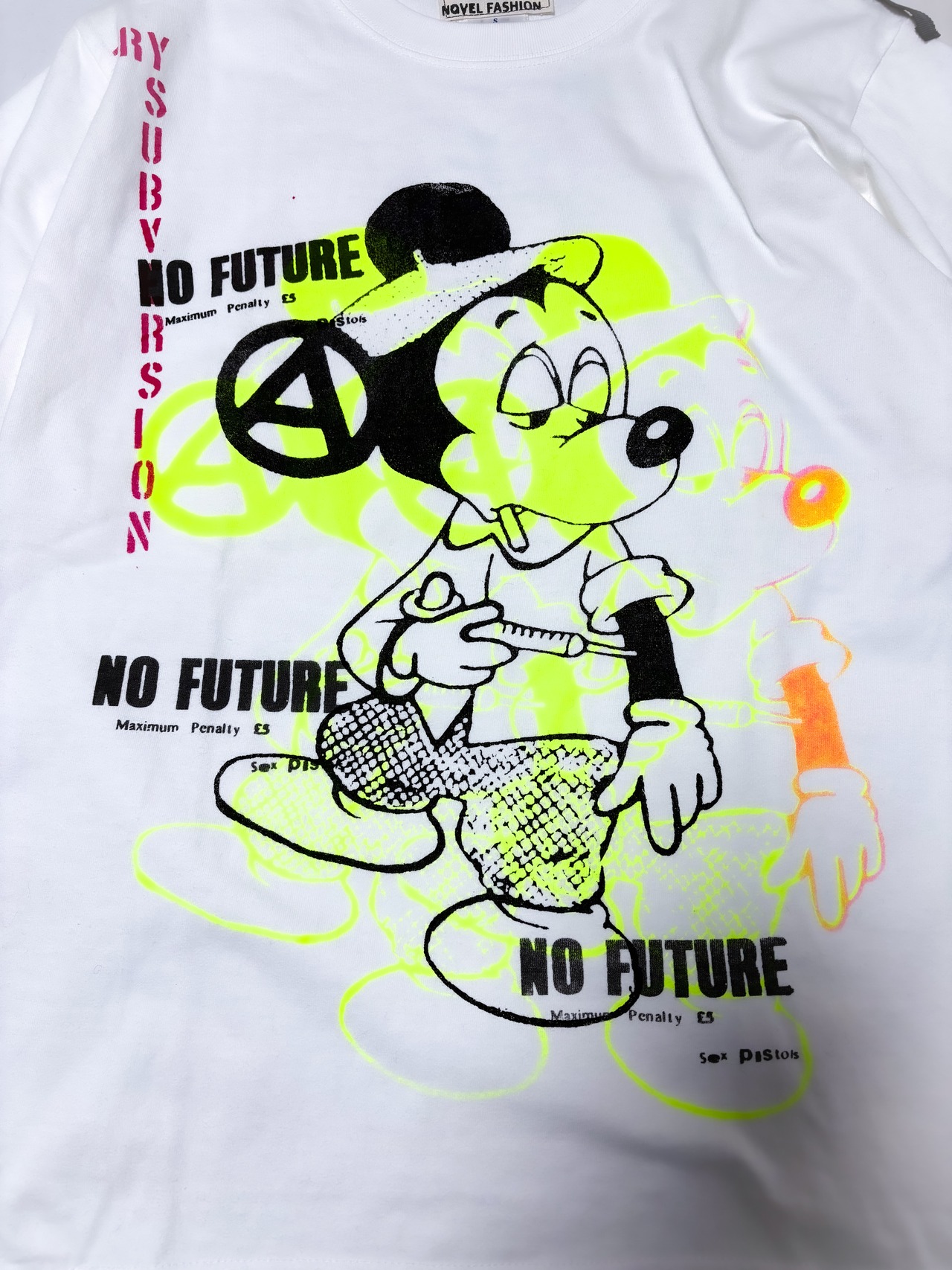 UNFINISHED注射Tシャツ S2601