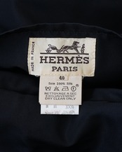 〈Hermès〉Reversible coat