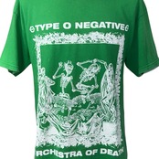 【TYPY O NEGATIVE】タイプオーネガティブ ORCHESTRA OF DEATH Tシャツ L