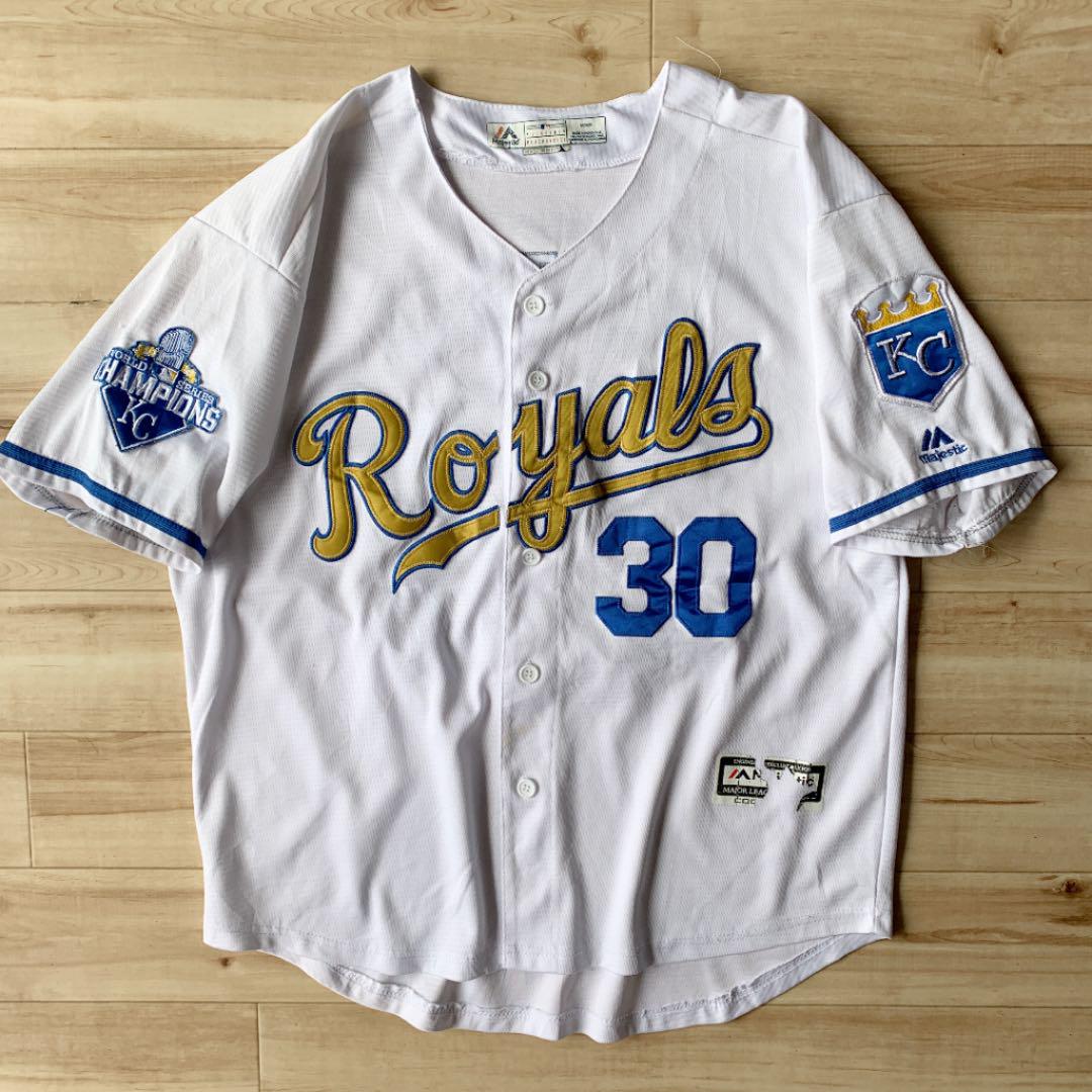 MLB Majestic Royalsロイヤルズ ベースボールシャツユニフォーム ...