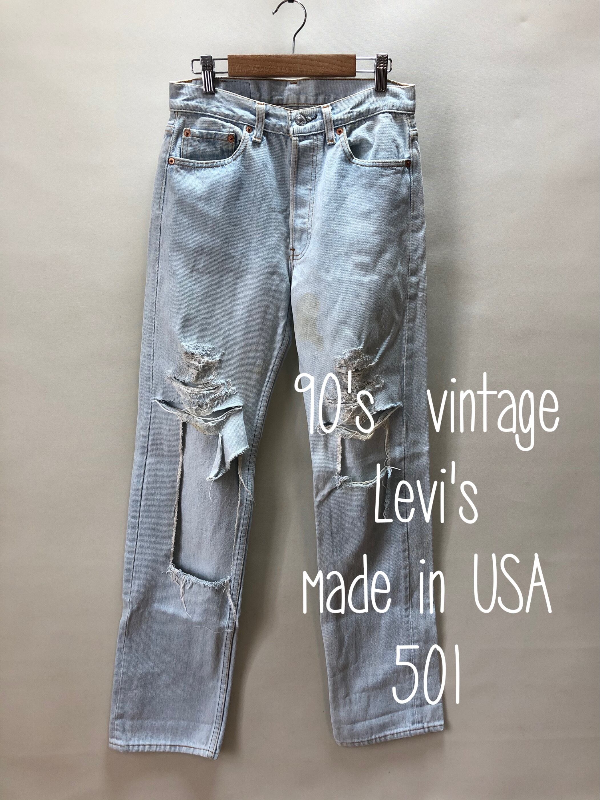 90'sアメリカ製W29 LEVI'S 501リーバイス 398 | ＳＥＣＯＮＤ HAND RED