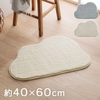 バスマット くも GY 40X60 40×60cm ラグマット カーペット ラグ 絨毯 マット