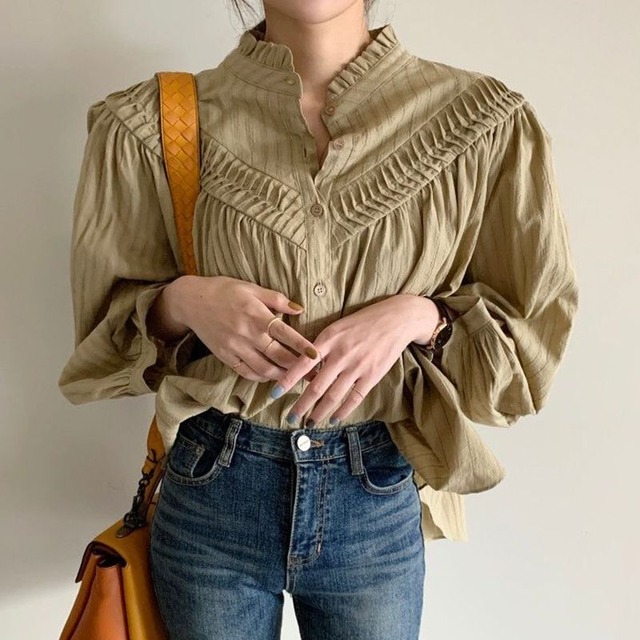 Frill blouse KRE1037