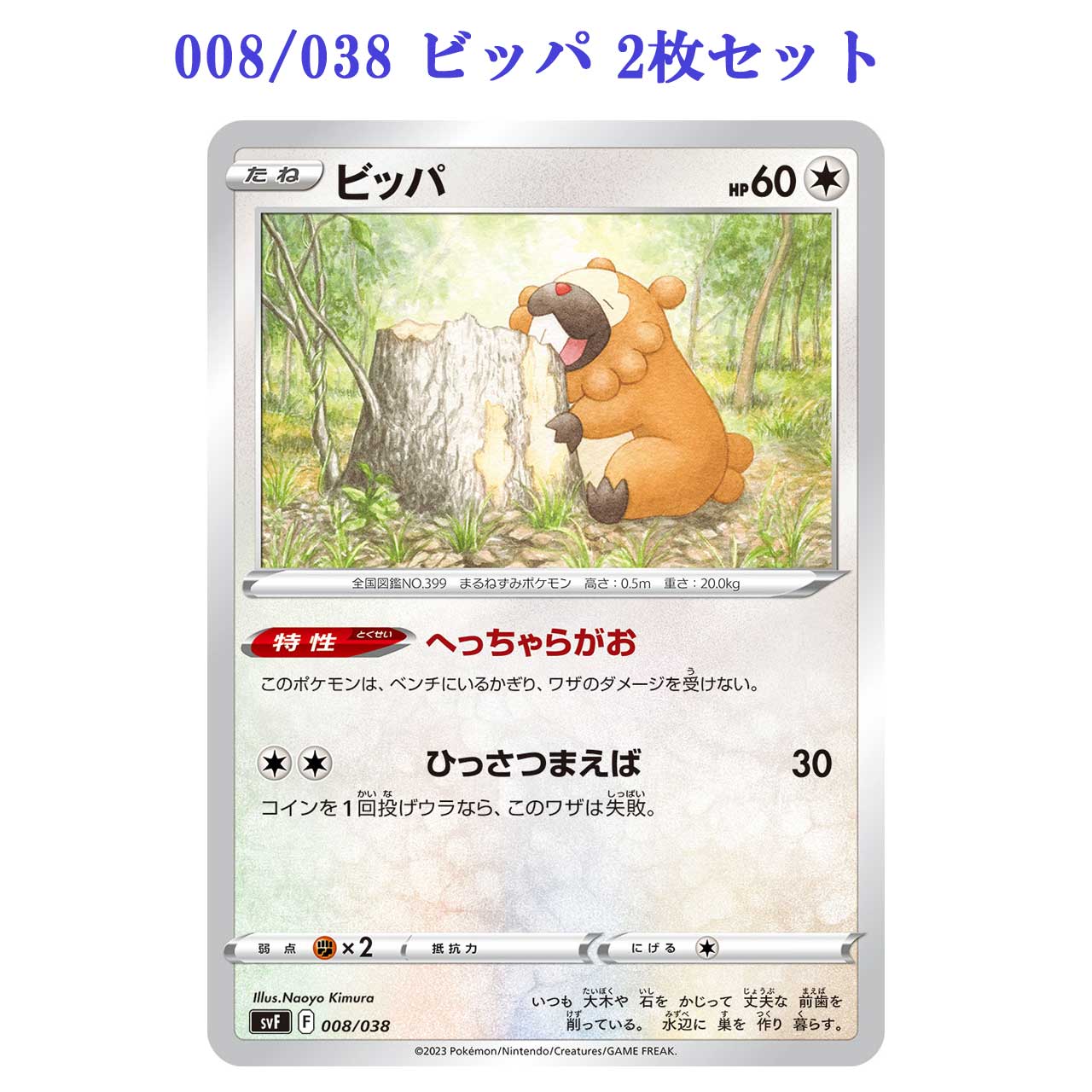 ビッパ 2枚セット | ポケモンカード専門店 Cobalt Cave