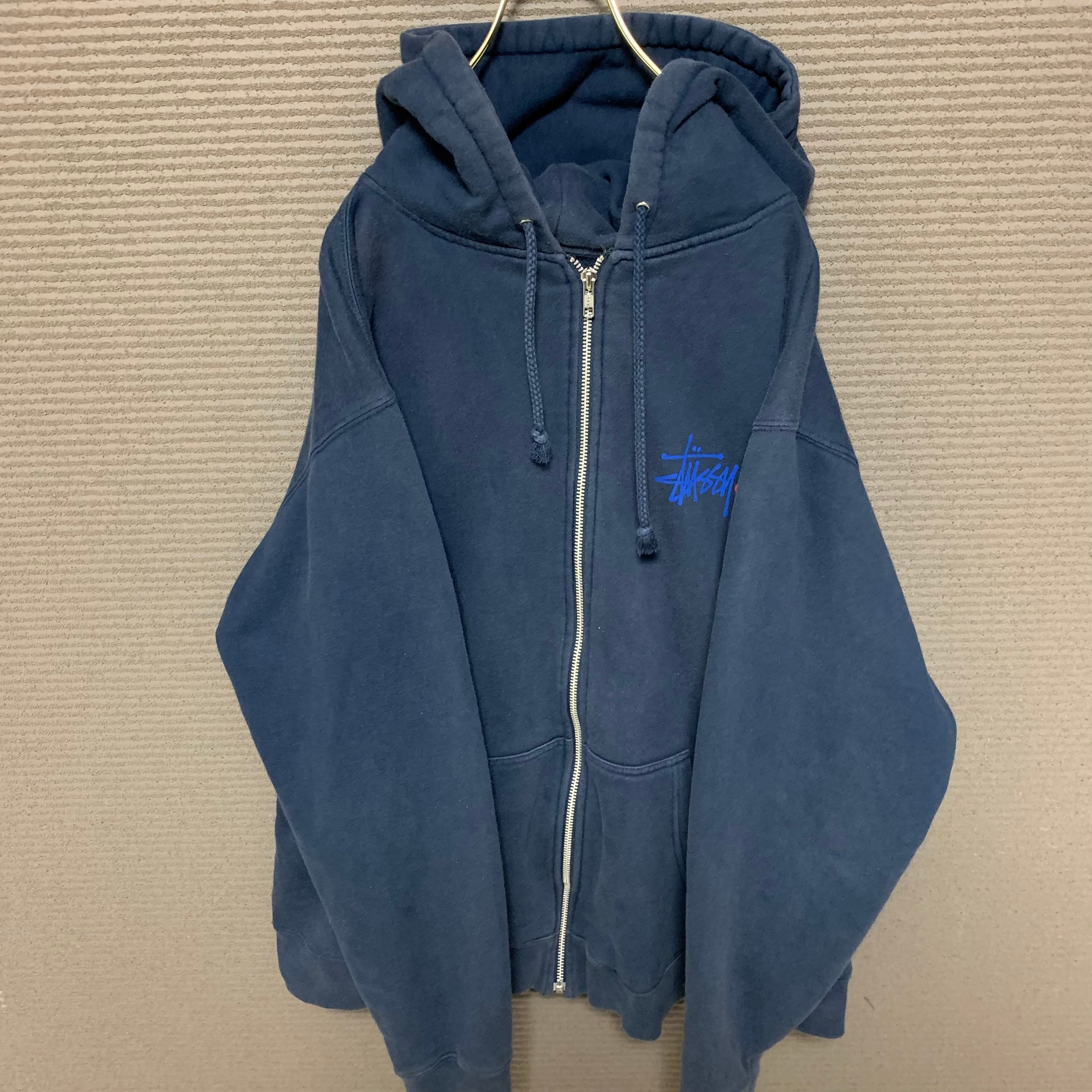 入手困難】old stussy ステューシー パーカー ジップ 古着 L | 古着屋 ...