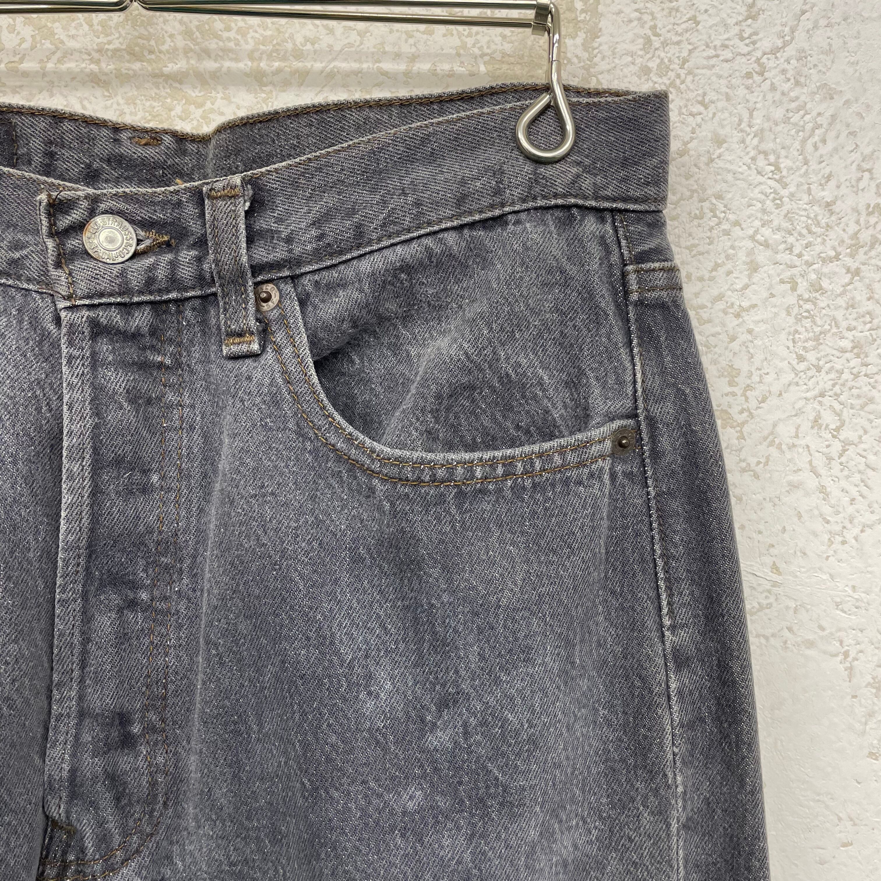 96'y Levi's 501 BLACK DENIM made in USA size/W33L30 96'y Levi's 501 BLACK DENIM made in USA size/W33L30