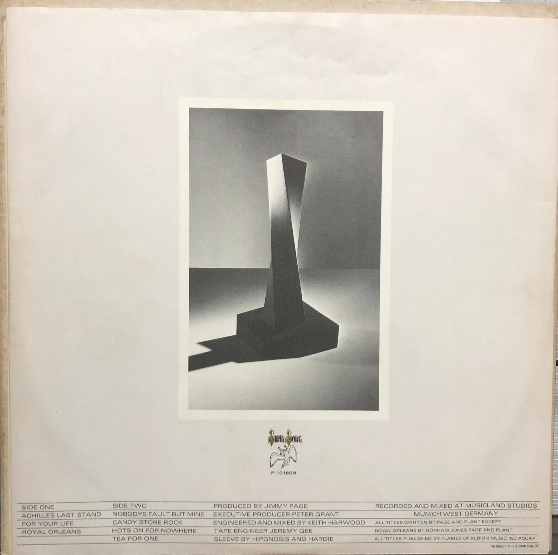 ⁄ Led Zeppelin LED プレゼンス Presence ZEPPELIN - LP 3666LP2 P