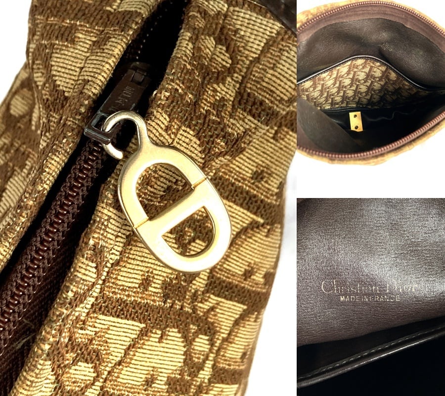 Christian Dior クリスチャンディオール トロッター柄 ヴィンテージ