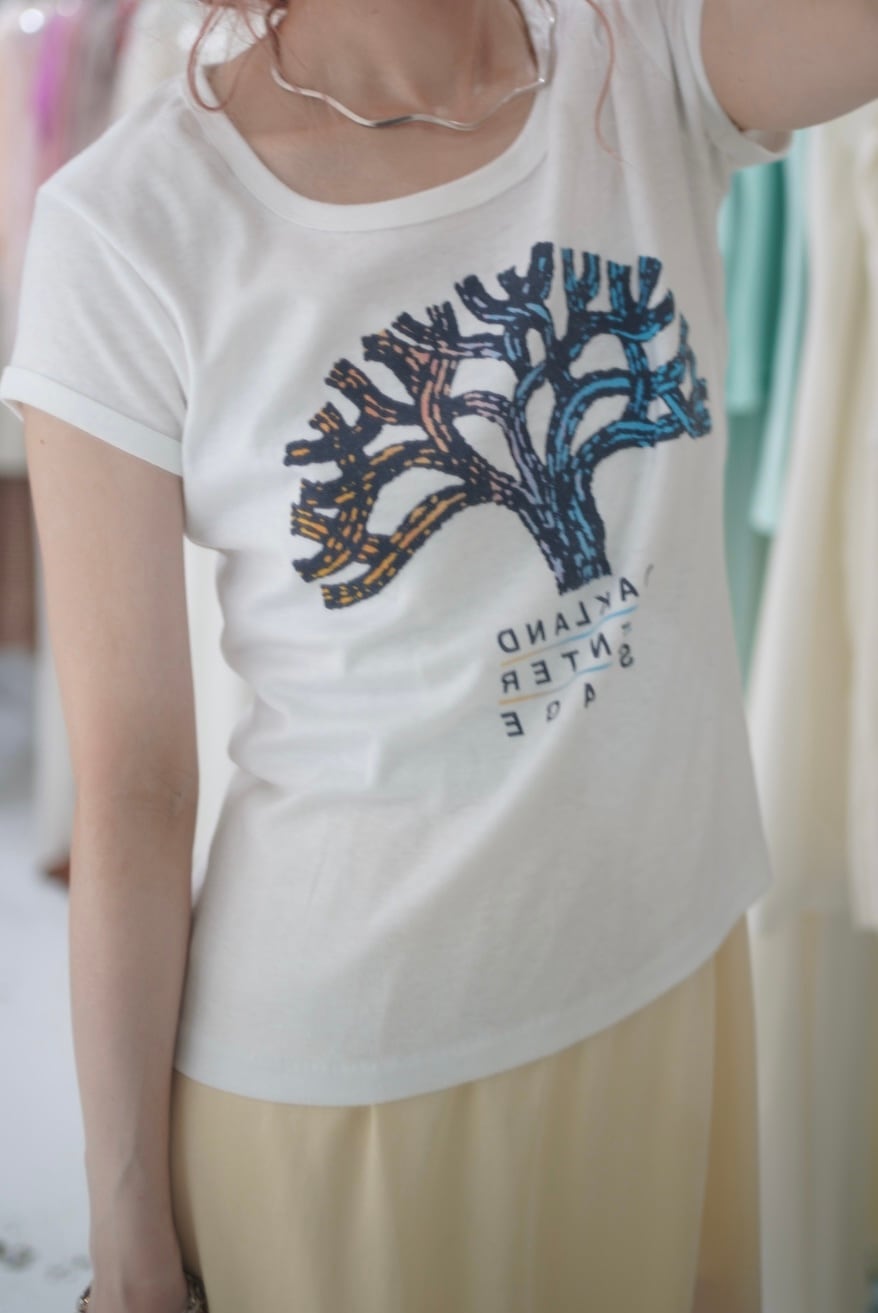 colorful tree tee