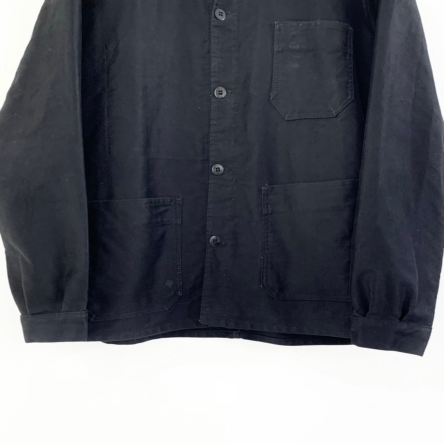 FRANCE s vintage"Le Sans Pareil"black moleskin work jacket