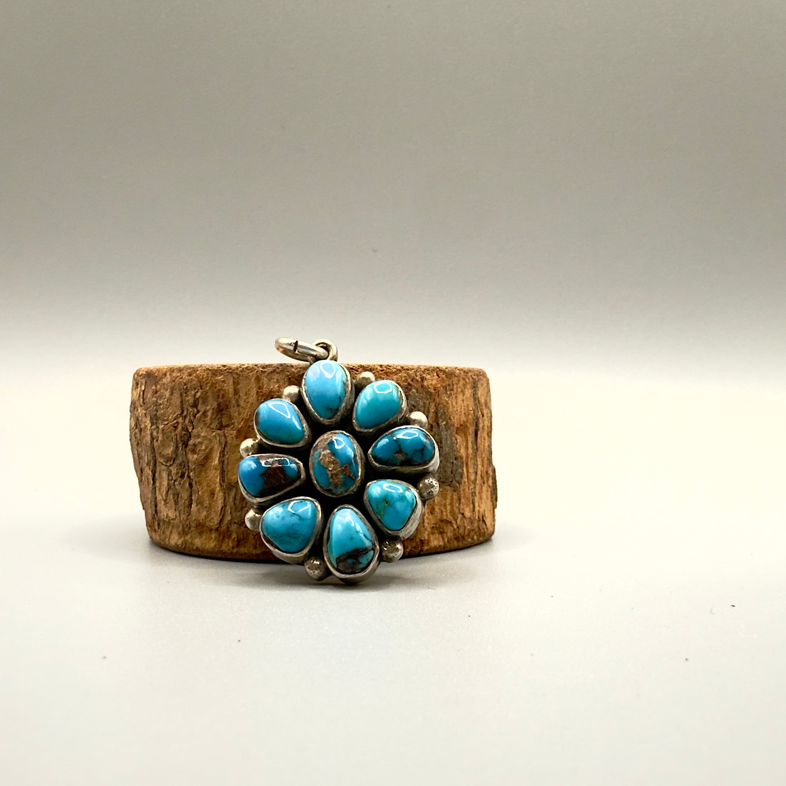 ターコイズネックレス ドロップネックレス シルバーネックレス