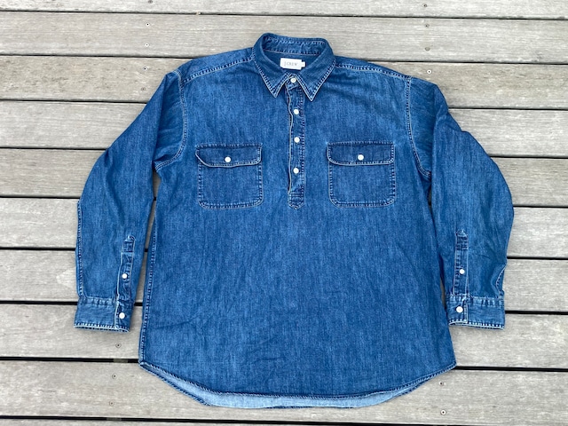 90s J Crew Denim pull over shirts