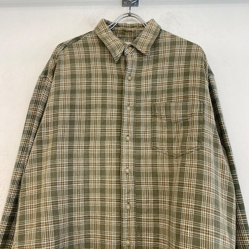 old GAP used check l/s shirts SIZE:L