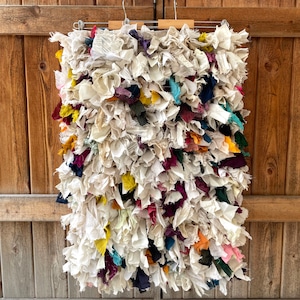 yao "India Bushy Rug L Whitish" 60cm×92cm ラグ①