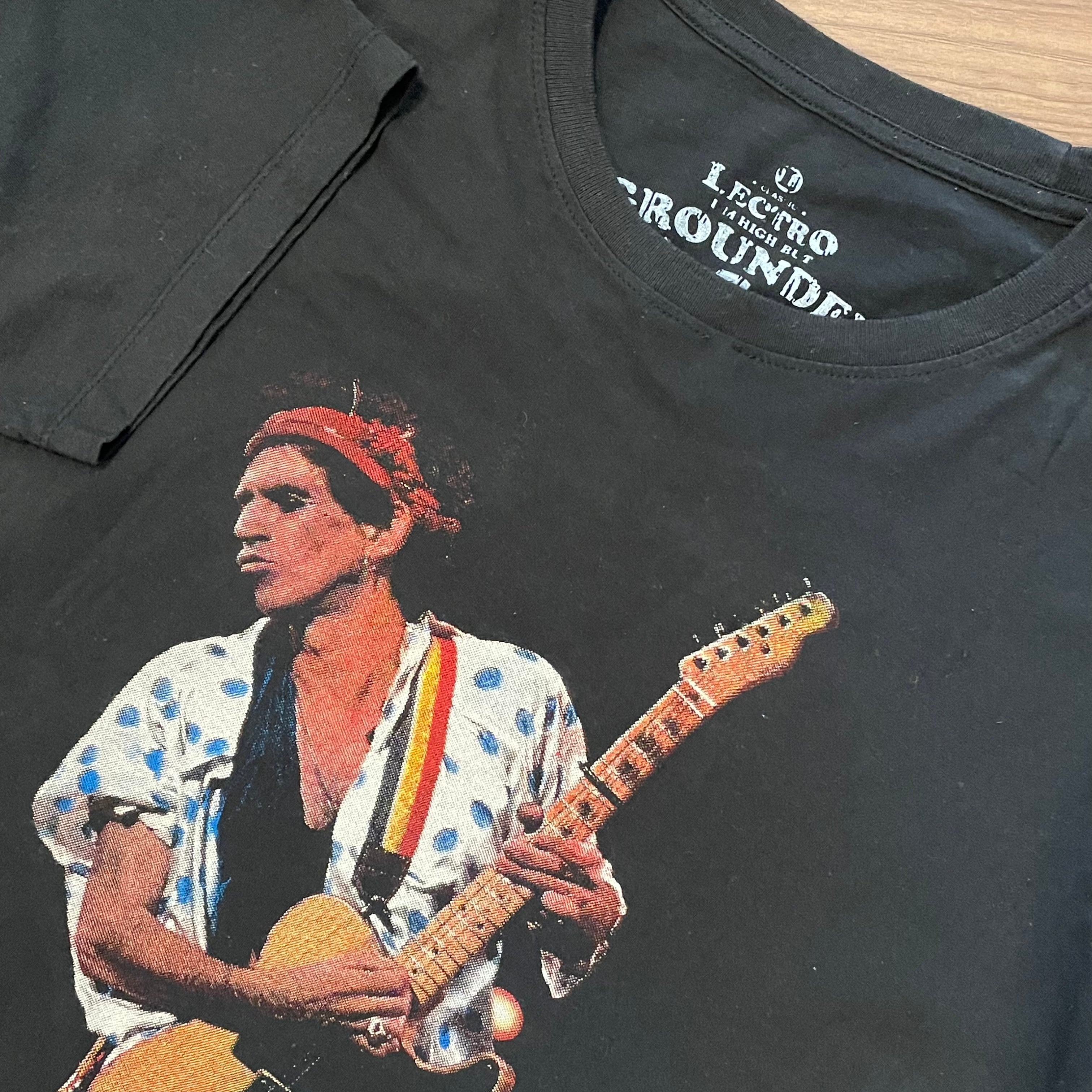 LECTROGROUNDED】キースリチャーズ バンドTシャツ Keith Richards