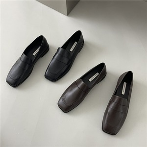 Square-toe flat loafer◇2colors 1788