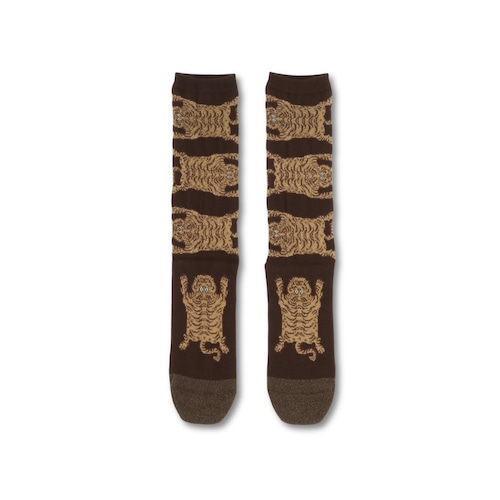 HOiSUM - タイガー socks (brown)