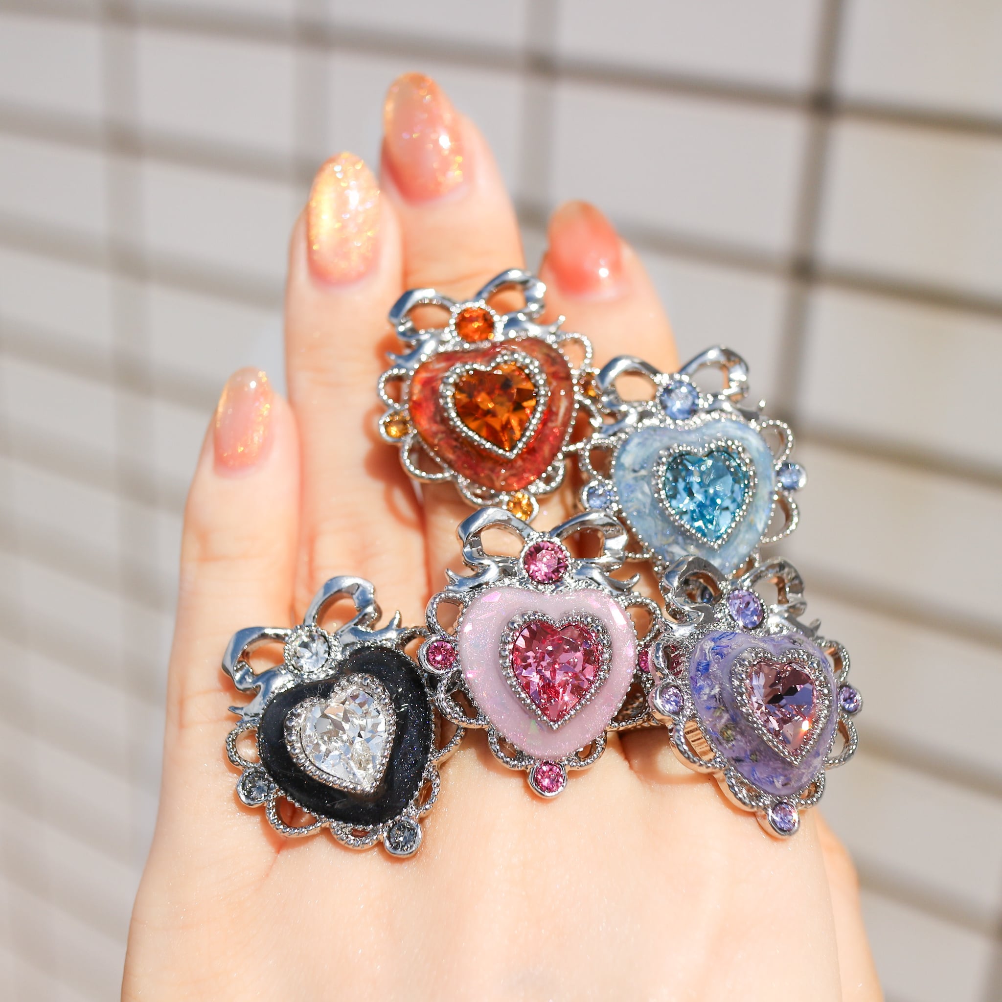 ハートフリルリボンリング（ピンク） | マルベリコ