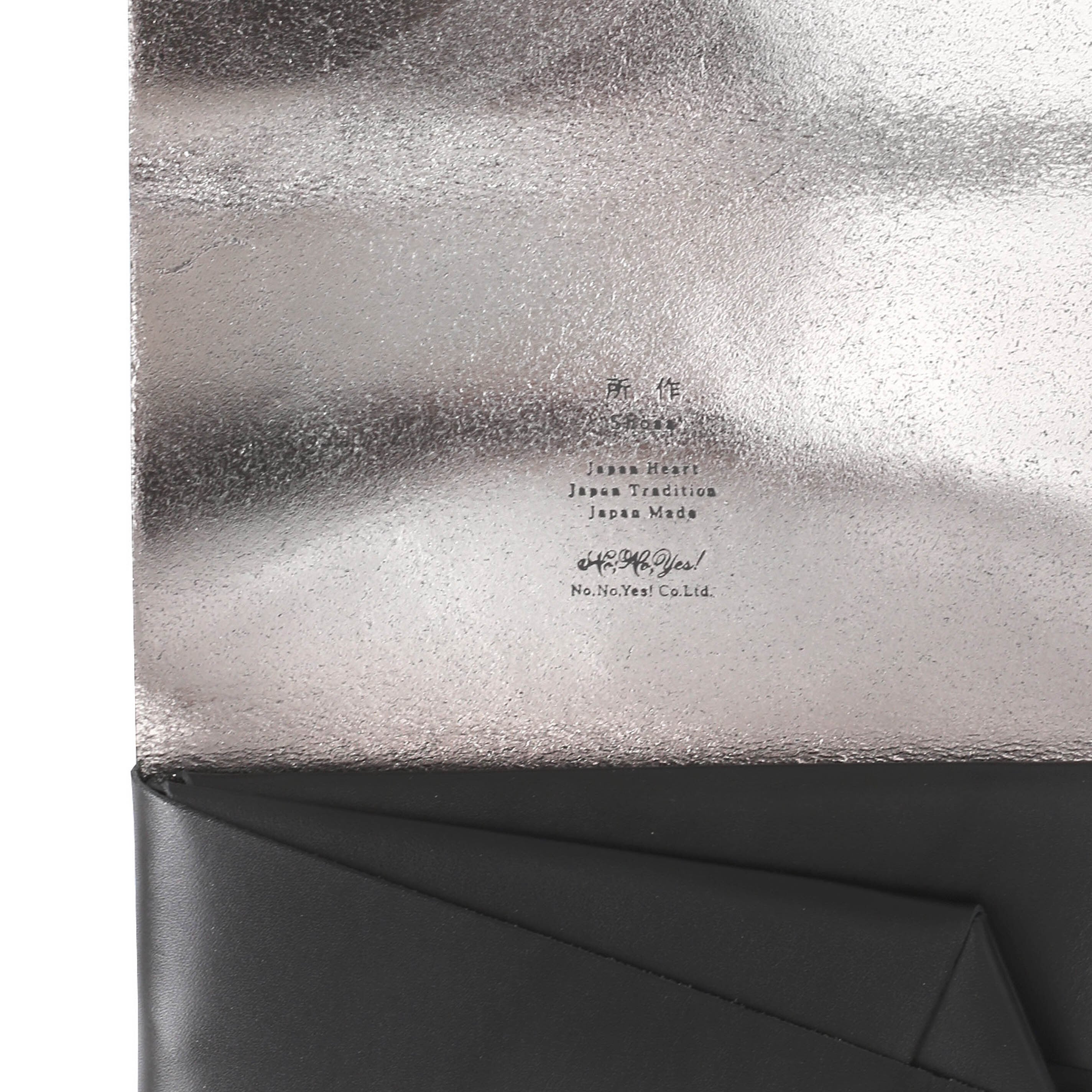 ボレロ ロングウォレット ブラック×シルバー&シルバー×ブラック | 所作