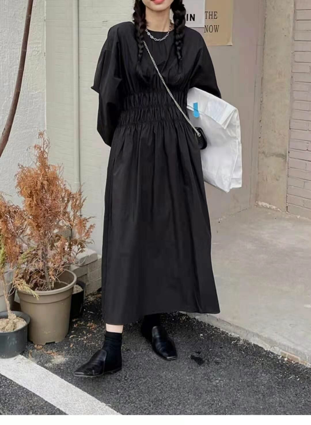 ウエストシャーリングワンピース　AJ22263-5968