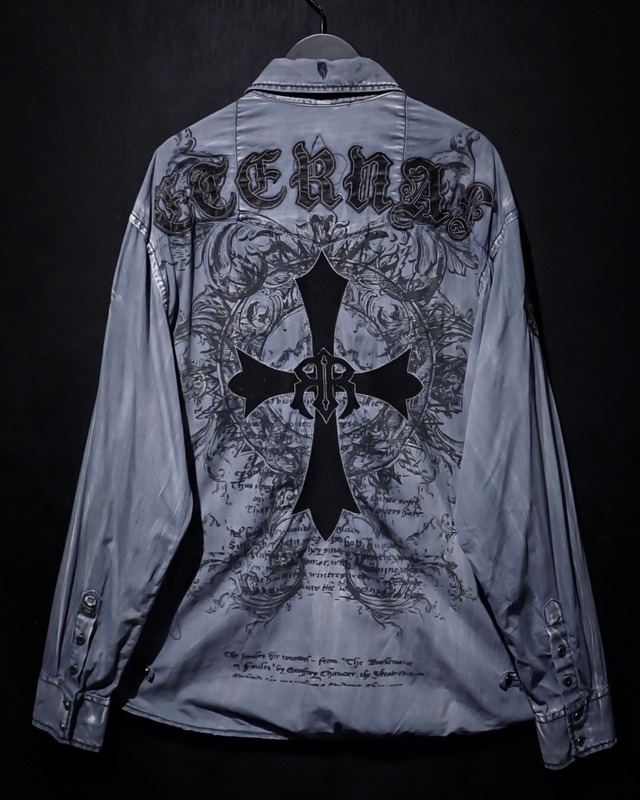 【WEAPON VINTAGE】"ROAR" Bling-Bling Design Loose Shirt