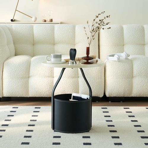 サイドテーブル 可動式 収納付き リビングルームテーブル 寝室 小さなスペース