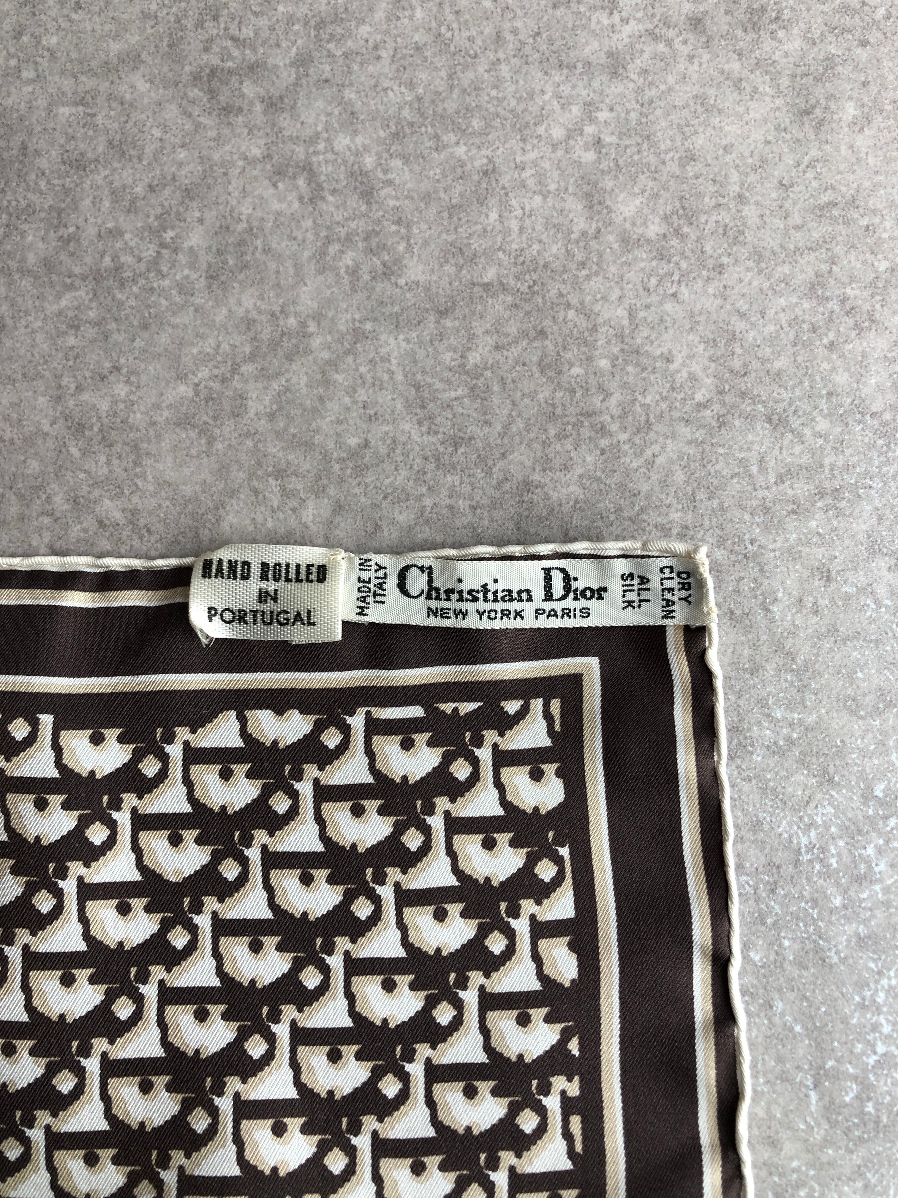 Christian Dior クリスチャン ディオール トロッター スカーフ