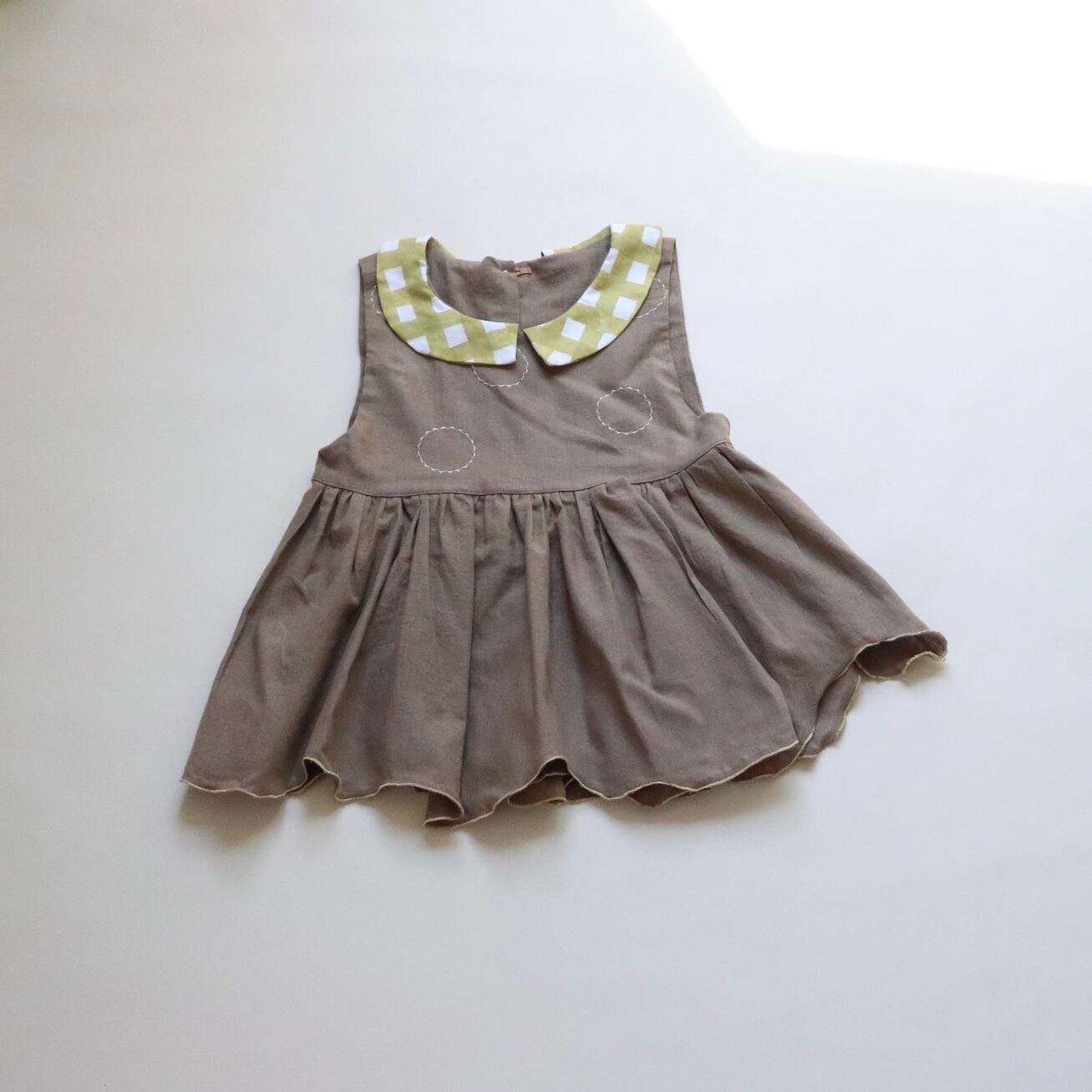 【Uesd 】アイスモチーフチュニック/120-130cm brown