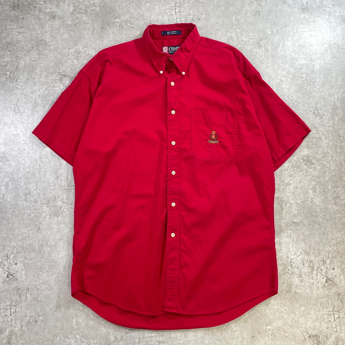 90年代 CHAPS Ralph Lauren チャップス ラルフローレン 半袖シャツ