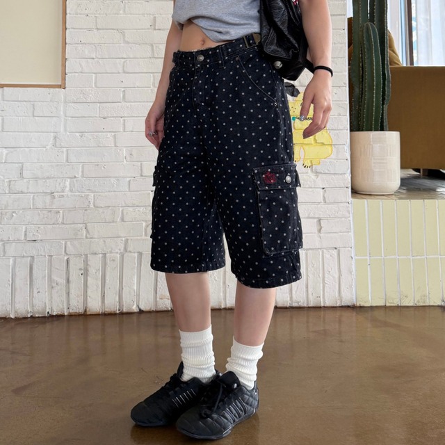 dot cargo cropped denim　ドットカーゴクロップドデニム　J1936