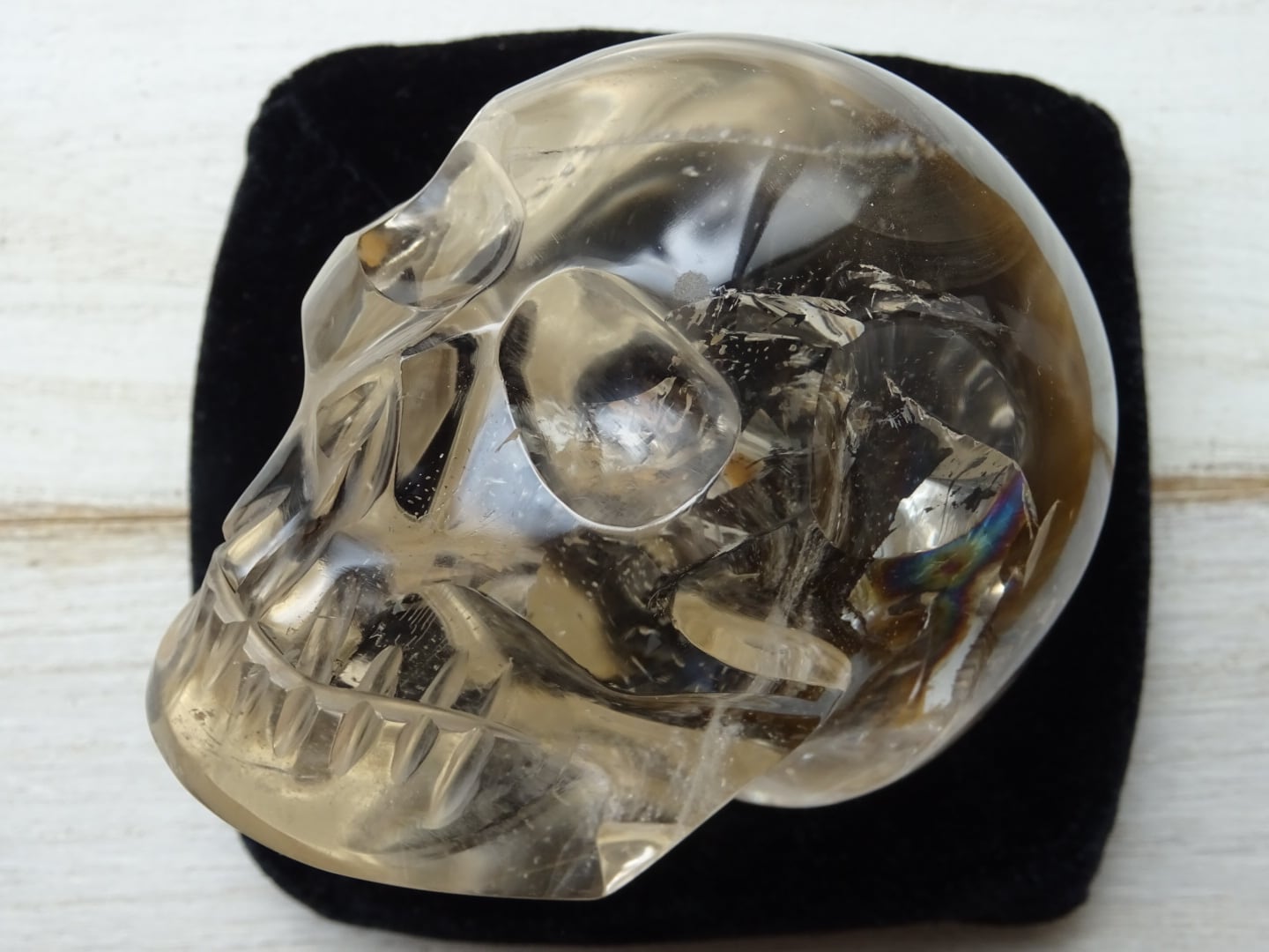 クリスタルスカル（天然レインボーシトリン） ~Grace~ | 虹石屋