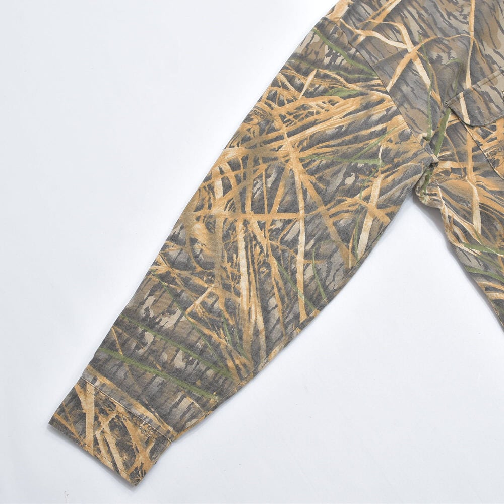 80～90s MOSSY OAK リアルツリーカモ シャモアクロス コットンシャツ