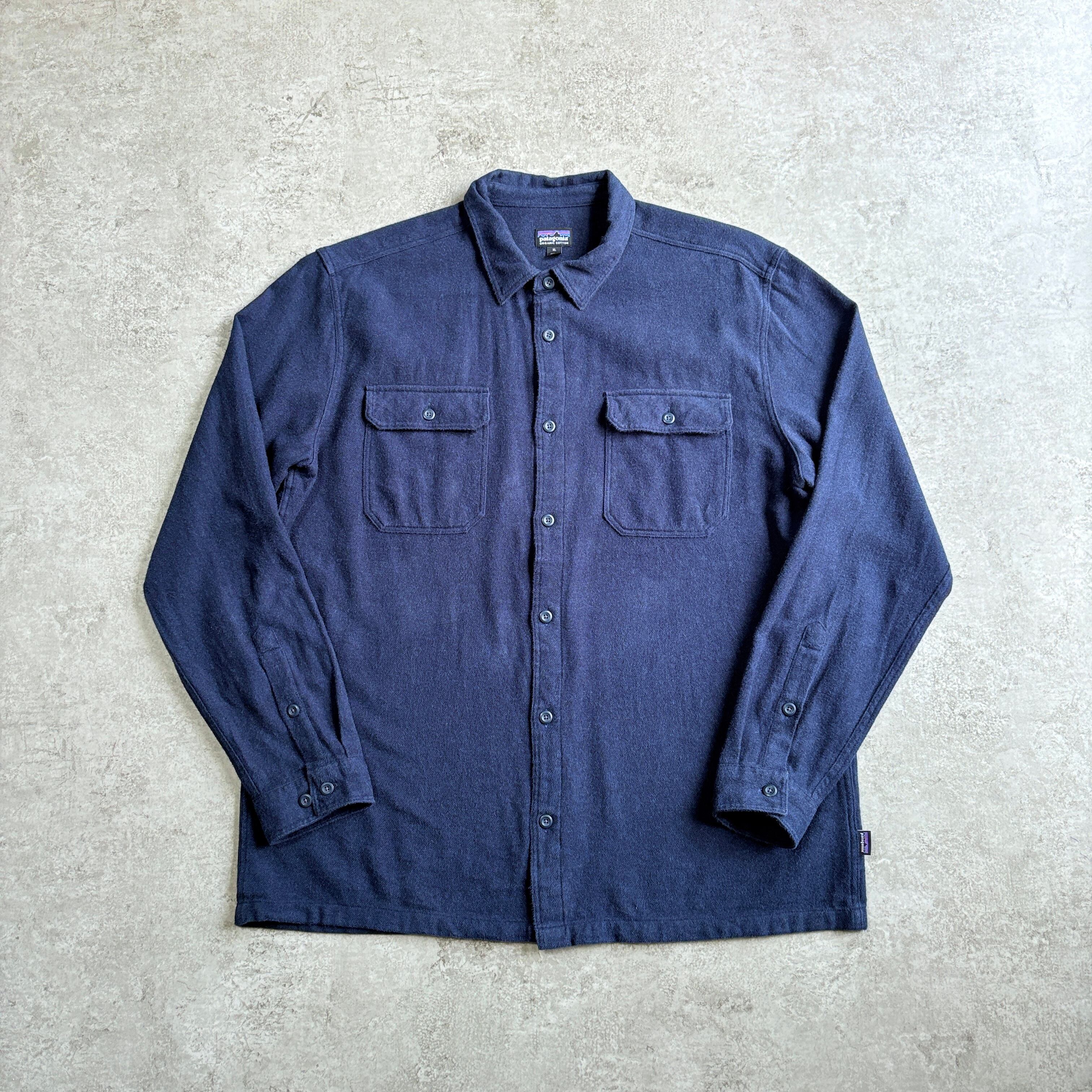 2016年製 patagonia Fjord Flannel 【navy Plain】 | Que Pacho