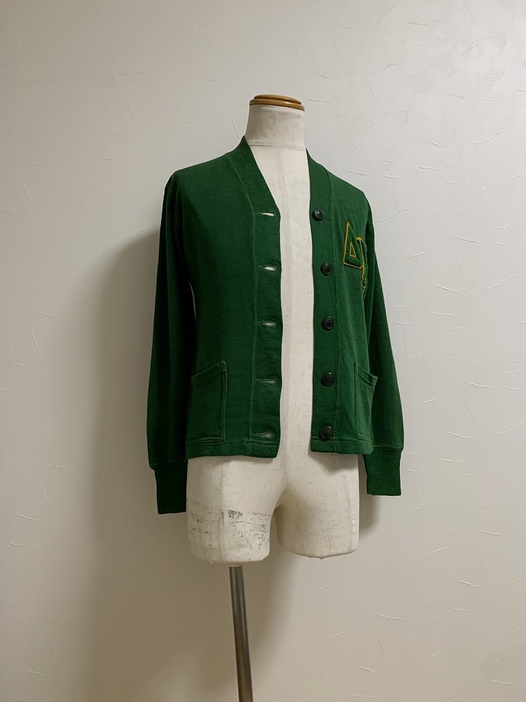 1940~50's V-Neck Lettered Cardigan