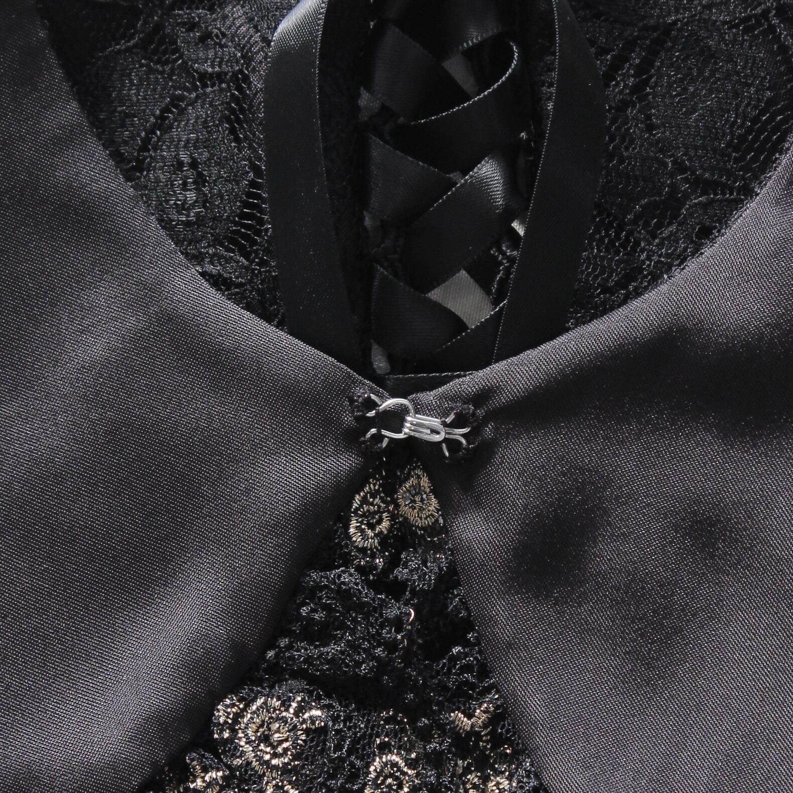 付け襟／lace lace-up collar (gold embroidery) | Eden;