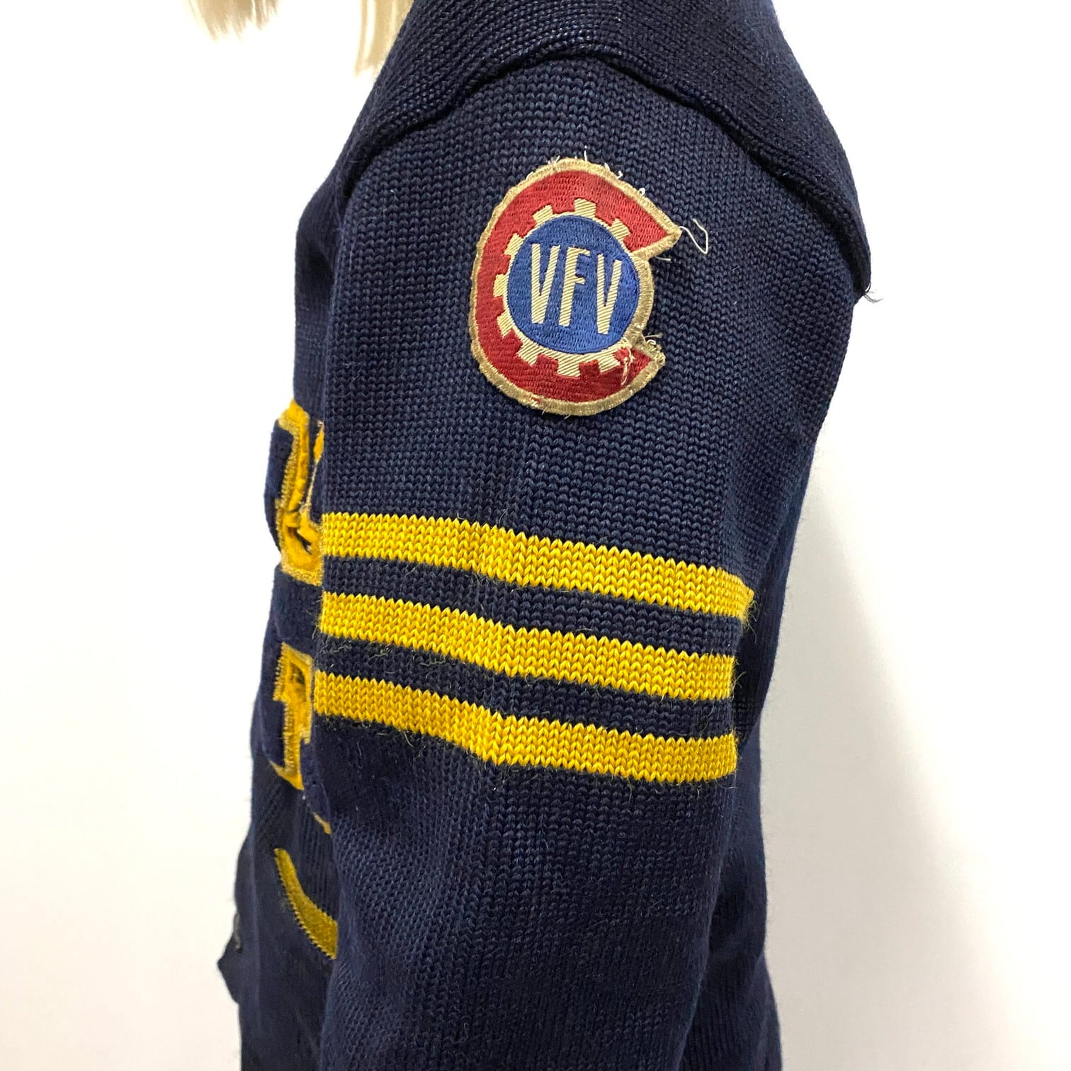 50年代 GUS DOERNER SPORTS カレッジワッペン レタード ニット  