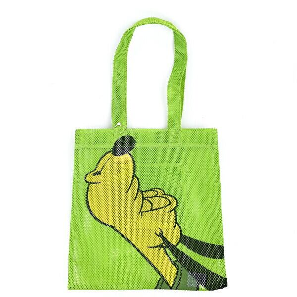 ディズニー プルート ビッグフェイス メッシュトートバッグ アコモデ