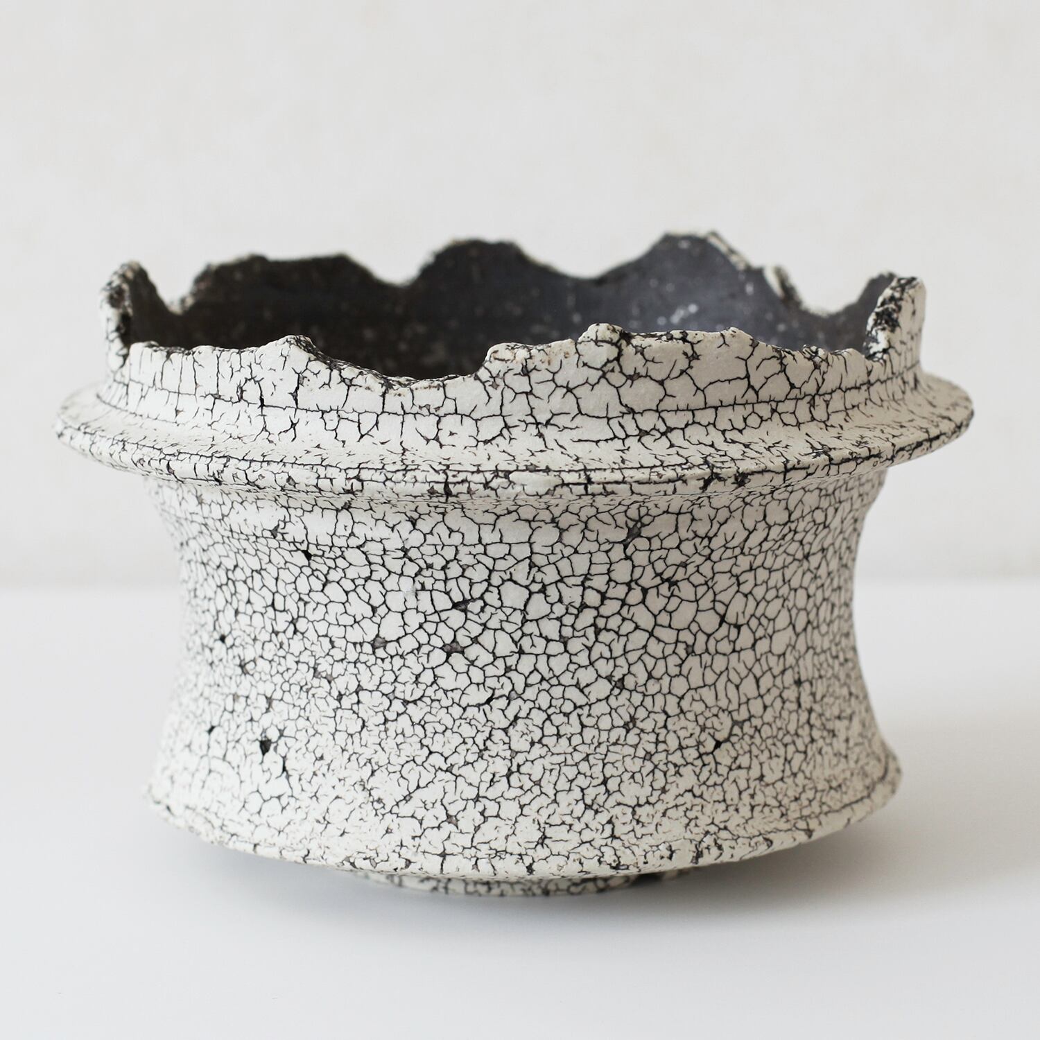 -罅化粧- Cylinder Pot(中根楽) ※Large No,001