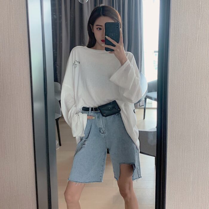 サマースタンダードハイウェストウェストソリッド カラーパンツ レディースカジュアル レトロ 夏物 ソリッドカラー ドラファッションホール29126386833