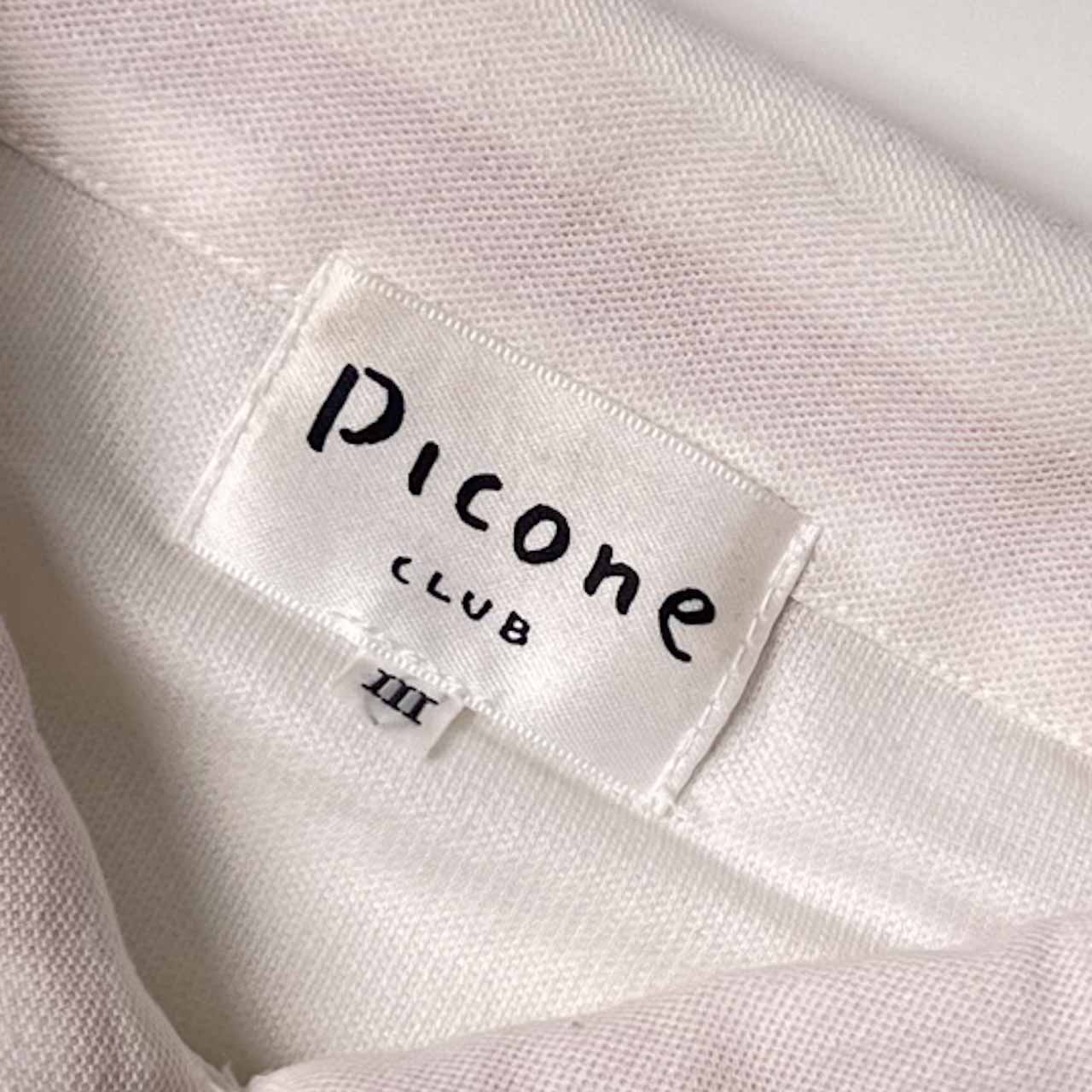 PICONE CLUB ピッコーネ クラブ 半袖 ポロシャツ 3/ホワイト レディース ゴルフ