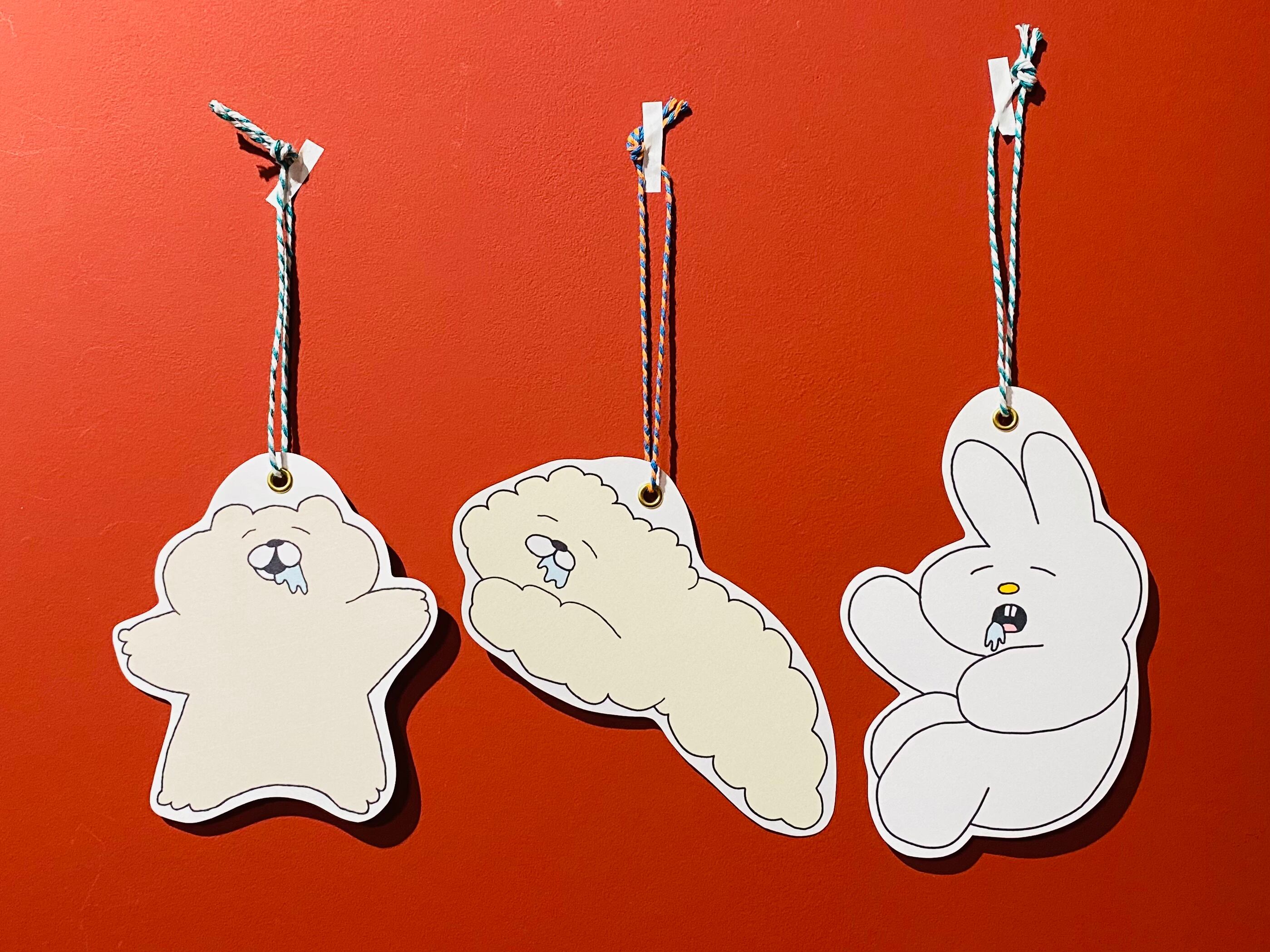 うさぎとくまたちのタグセット４