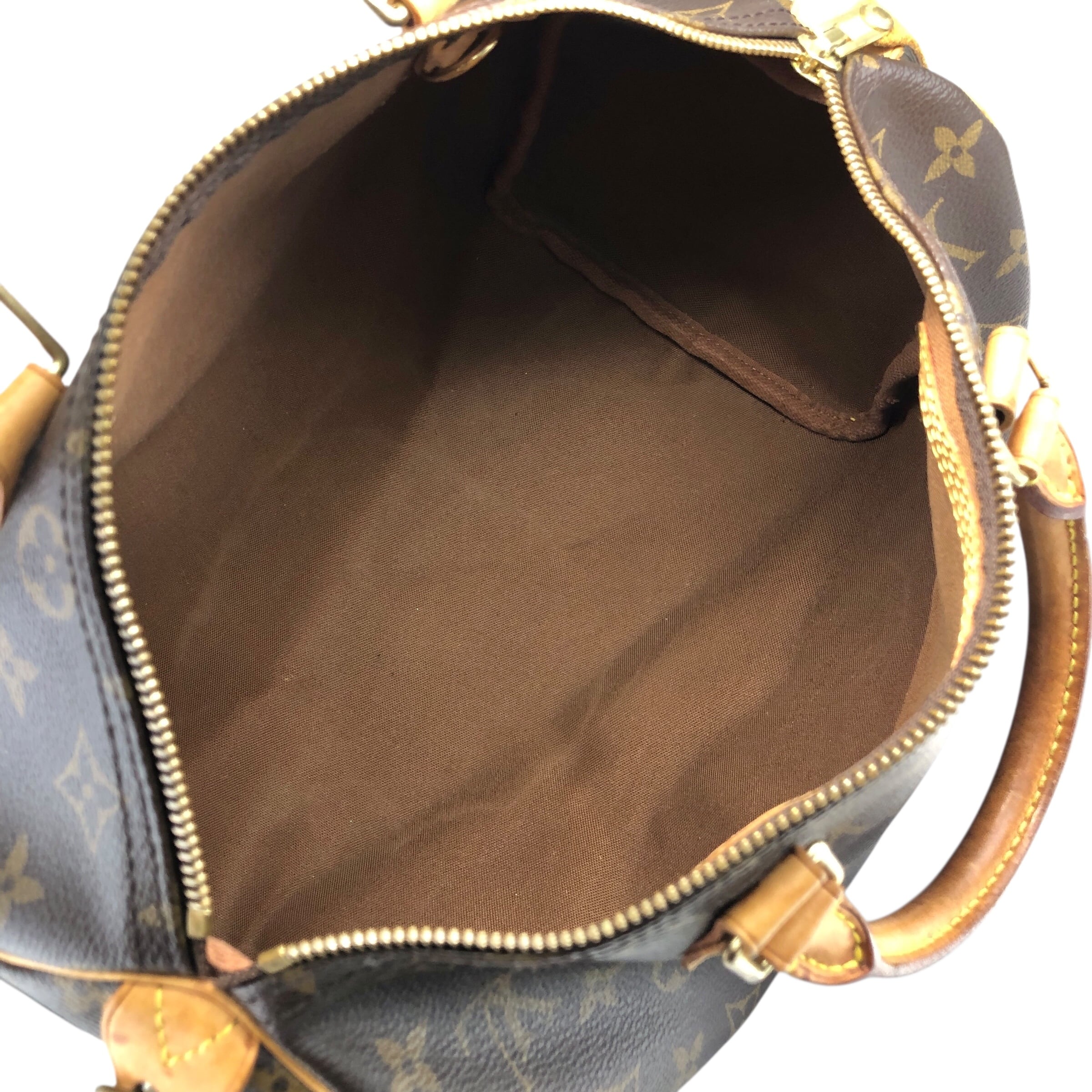 LOUIS VUITTON ルイヴィトン モノグラム ハンドバッグ ブラウン PVC
