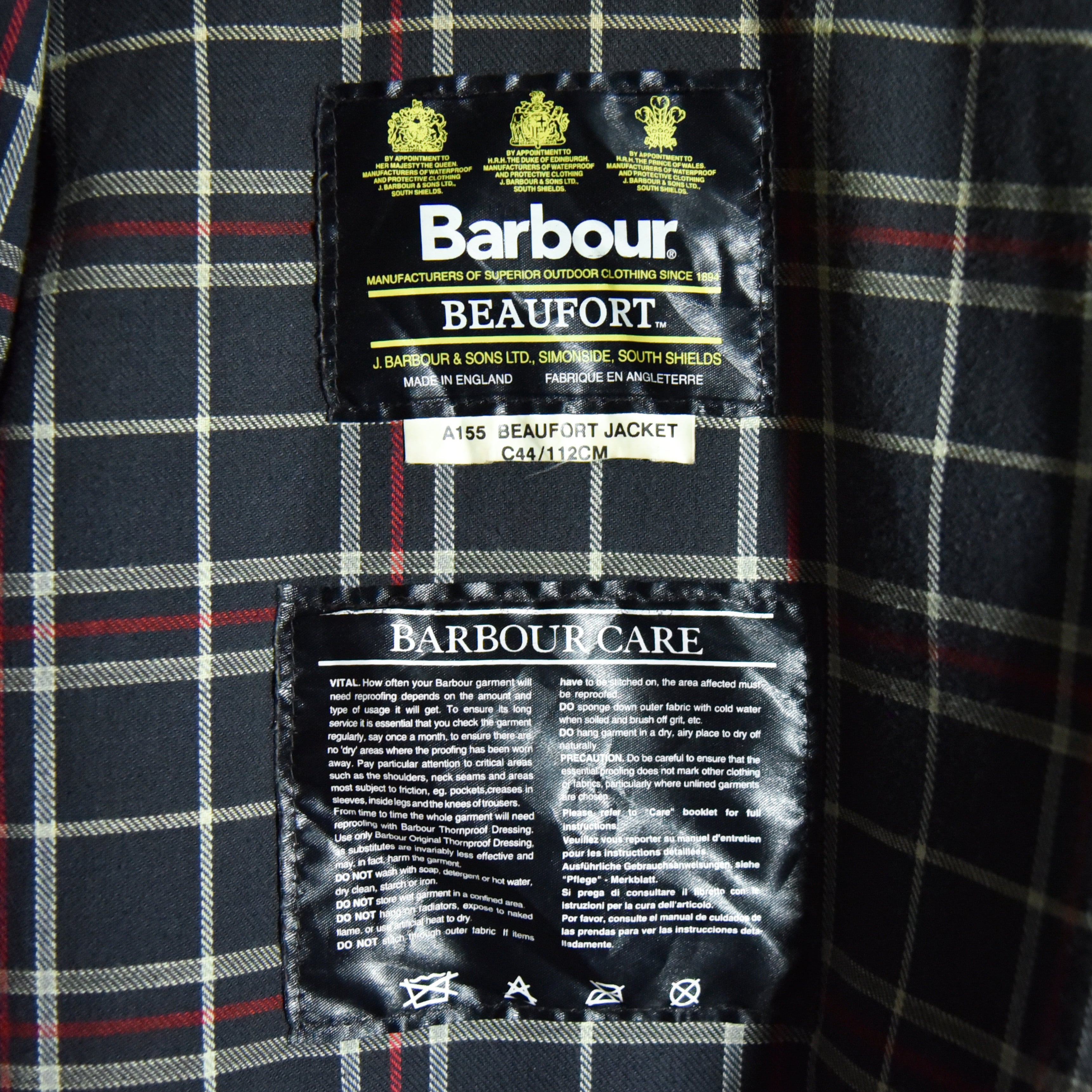 80～90年代 Barbour BEAUFORT ビューフォート 旧3ワラント