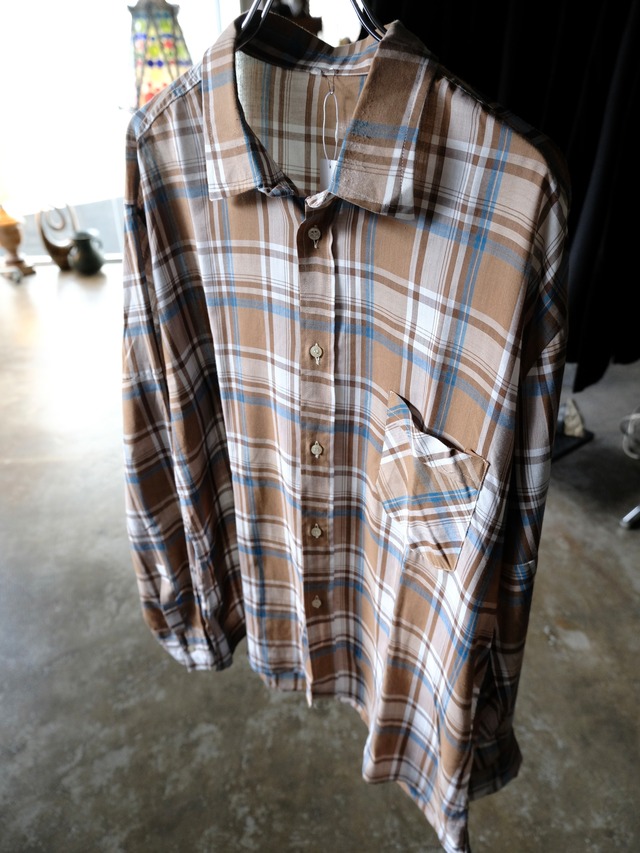 Used check shirt