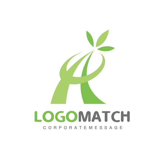 頂点を目指す葉Aのロゴ