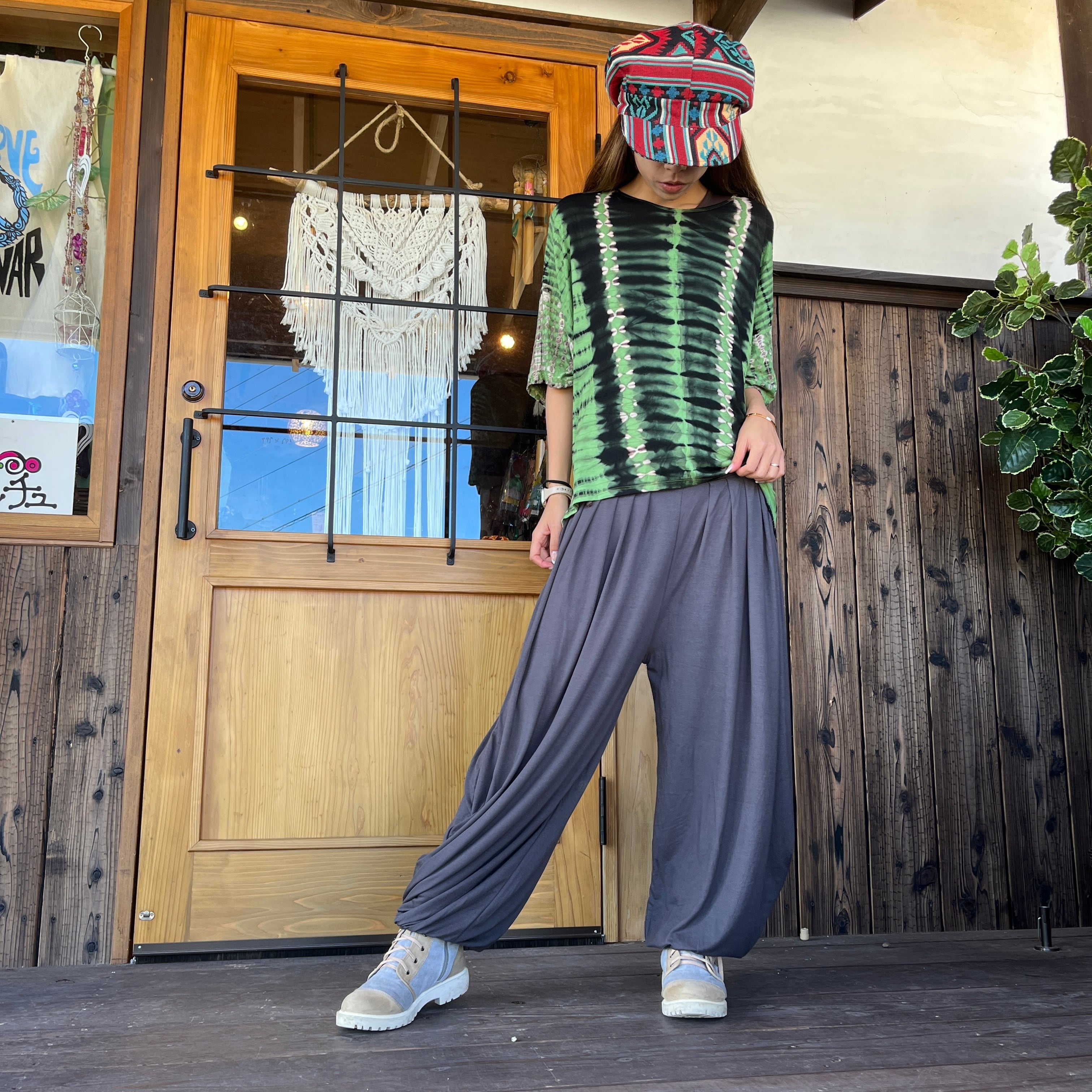 スパンテックマンボパンツヨガパンツ | アジアン雑貨ルチュ