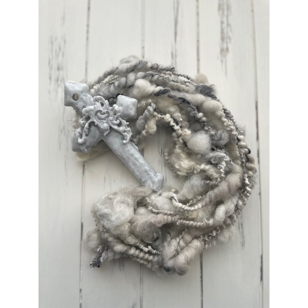 アートヤーン  手紡ぎ糸【22-0113】