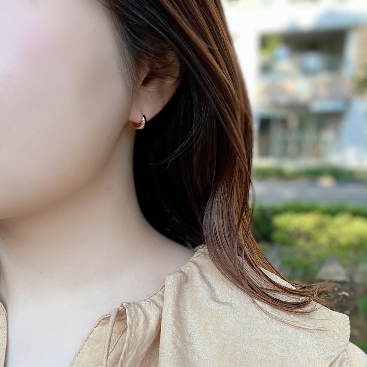 Drop mini Pierce(pinkgold)