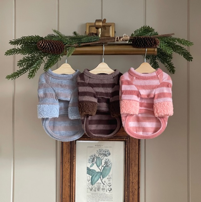 【Hugme】予約販売　ファースリーブニットトップス（全3色）