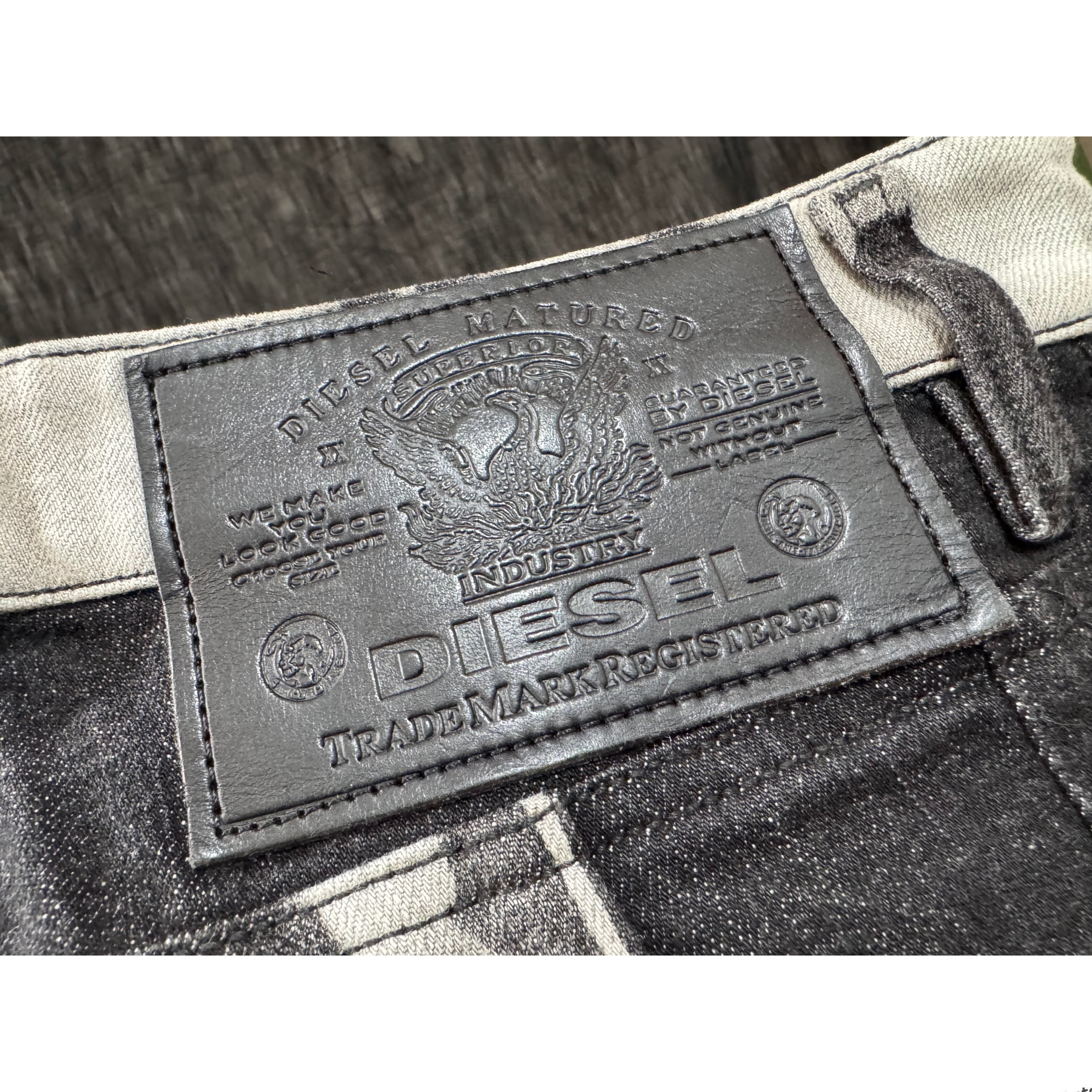定価74800円 DIESEL D-KRAS-SP スペシャル ブラックデニム 定価74800円 